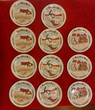 11 Piatti Collezione Splügen Oro