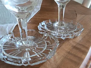 Set da tavola vintage in cristallo
