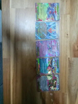 Lote 5 Cartas Pokémon