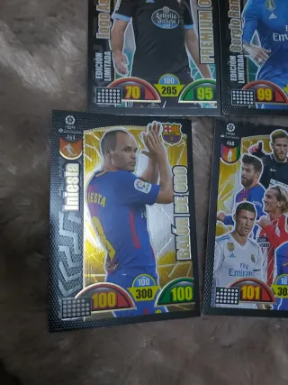 Lote cromos fútbol Adrenalyn 2017-2018