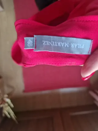 Conjunto fiesta mujer rojo floral