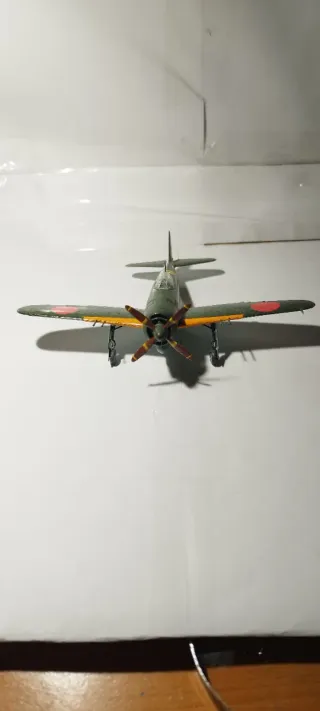 Maqueta N1K2-J Shidenkai montada/pintada a mano