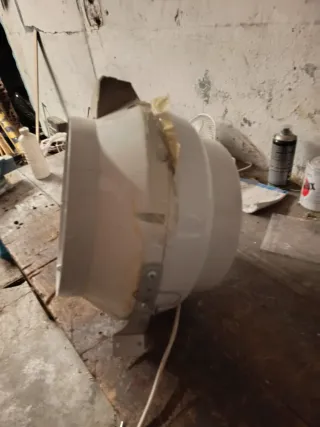 Extractor de aire industrial