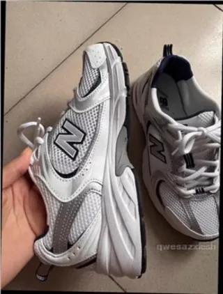 New Balance 530 Talla 39.5 Blanco/Plata/Azul