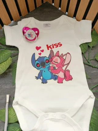 Body y chupete bebé a juego