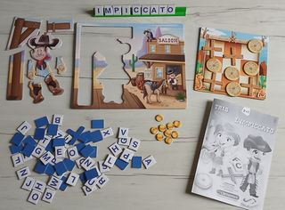 Gioco Clementoni 2 in 1 Tris L'Impiccato