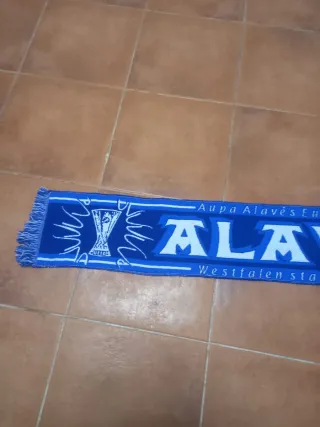 Bufanda Alavés Final Copa UEFA 2001