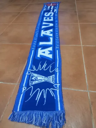 Bufanda Alavés Final Copa UEFA 2001