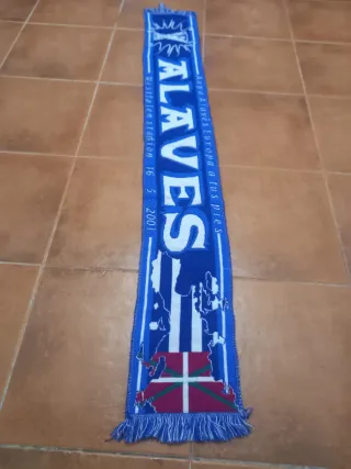 Bufanda Alavés Final Copa UEFA 2001