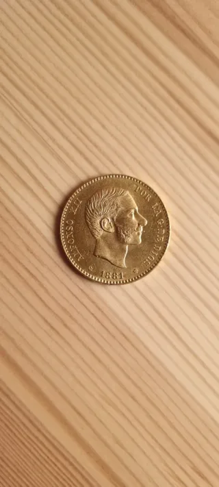 Monedas Oro 25 Pesetas Alfonso XII