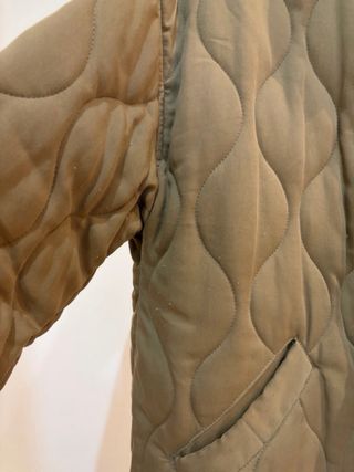 Chaqueta acolchada verde militar