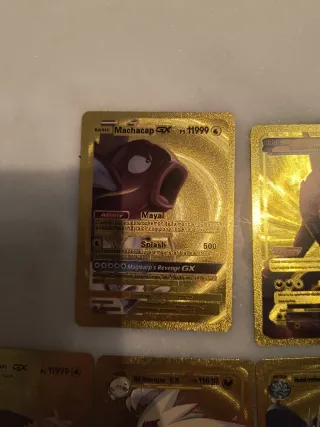 Cartas Pokémon Doradas GX EX VMAX