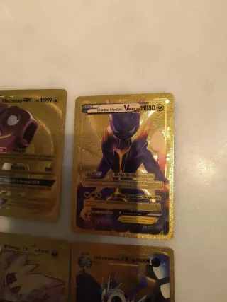 Cartas Pokémon Doradas GX EX VMAX