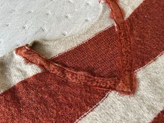 Jersey oversize de rayas con escote en pico – tall