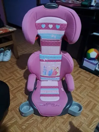 Silla Coche Disney Princesas Rosa