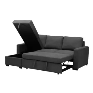 Sofá Cama Gris Tela