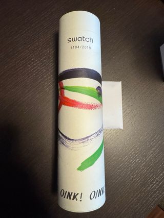 Orologio Swatch Flying Pig by PIGCASSO