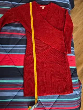 Vestito lana Anna Field rosso/mattone taglia M