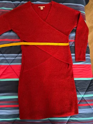 Vestito lana Anna Field rosso/mattone taglia M