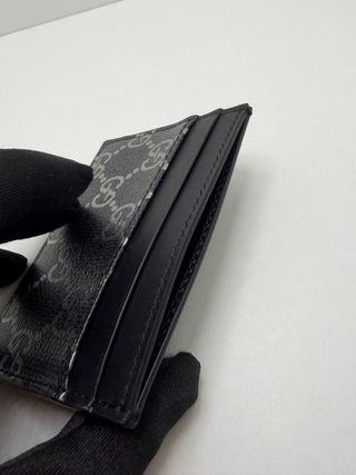 Portacarte Gucci nero e bianco