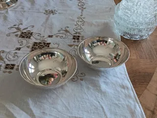 Coppia Ciotole Silver Plated
