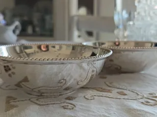 Coppia Ciotole Silver Plated