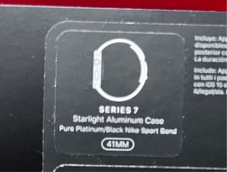 Apple Watch Serie 7 Nike 41mm