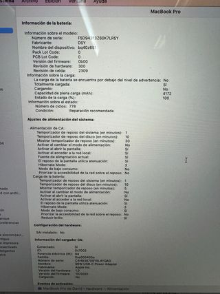 MacBook Pro 16” 2019 - Intel i9 2,3 Ghz - 1 TB SSD