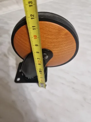 Ruote arredo legno 5 pezzi