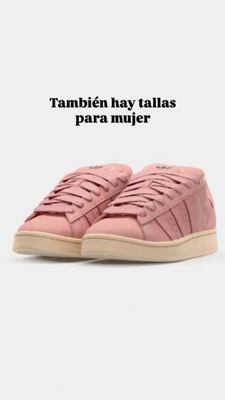 Adidas Campus 00s Talla 38.5 Rosa/Beige