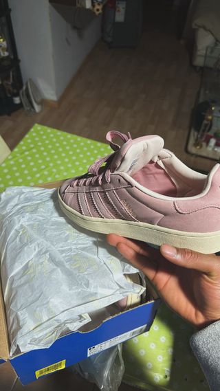 Adidas Campus 00s Talla 38.5 Rosa/Beige