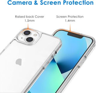 JETech Funda para iPhone 13 6,1 Pulgadas, Anti-Ama