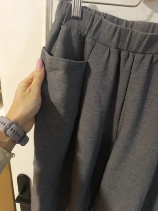 Pantalón culotte gris Compañía Fantástica