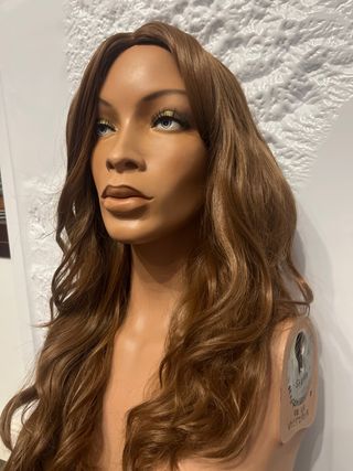2 Pelucas castañas ondulada