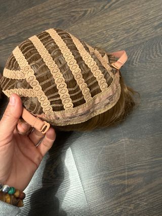 2 Pelucas castañas ondulada