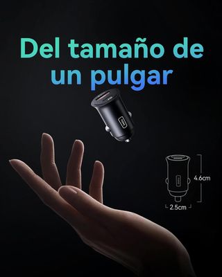 INIU Cargador Coche Carga Rápida, 60W Total [USB C