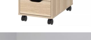 Cajonera ALEX Ikea con ruedas Abedul