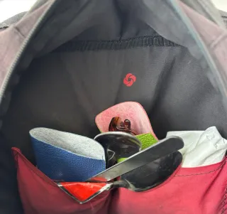 Samsonite Mochila Negra y Roja