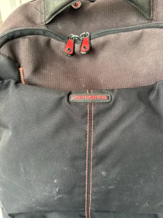 Samsonite Mochila Negra y Roja