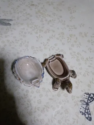 Tortuga de Porcelana Decorativa