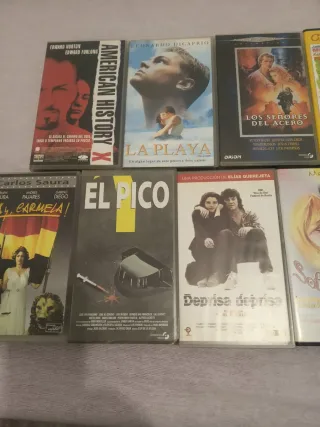 Lote Películas VHS: American History X, La Playa..