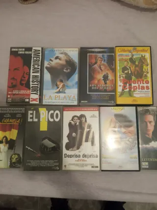 Lote Películas VHS: American History X, La Playa..