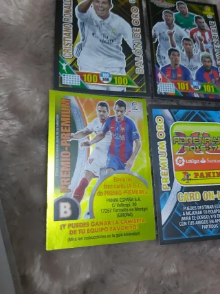 Lote cromos Adrenalyn 2016-17 Panini