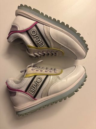 Zapatillas Liu Jo Mujer Blancas y Moradas Nuevas
