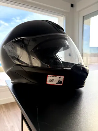 Casco modular negro