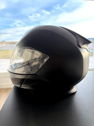Casco modular negro