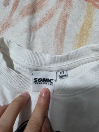 Camiseta Sonic Manga Larga