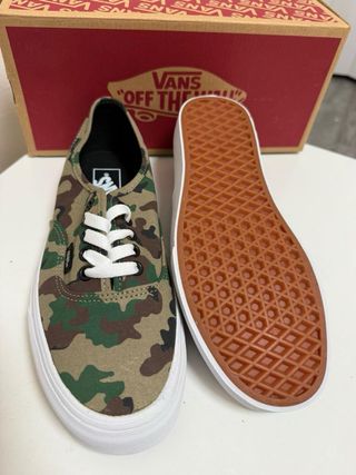 Zapatillas Vans Camuflaje Marrón Verde