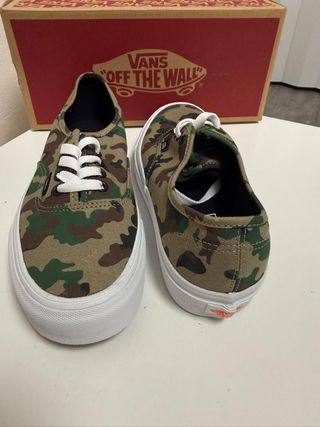 Zapatillas Vans Camuflaje Marrón Verde