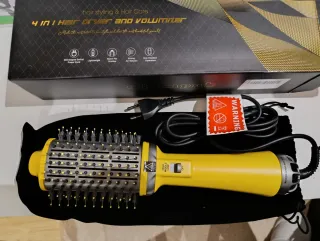 Secador y Voluminizador 4 en 1 Amarillo